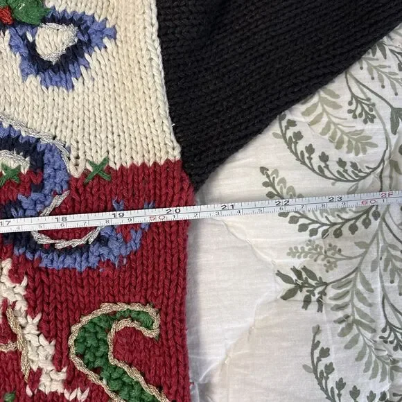 Vintage Tiara International Ugly Christmas Sweater Medium Merry Holiday Bear - Picture 6 of 6